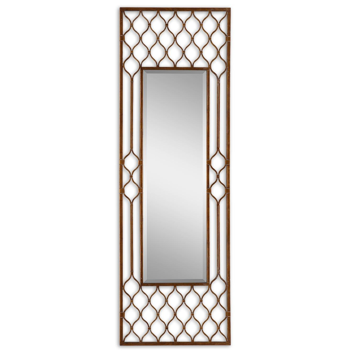 Uttermost Vertical Wall Mirror with Hanging Design by OJ Commerce 13754