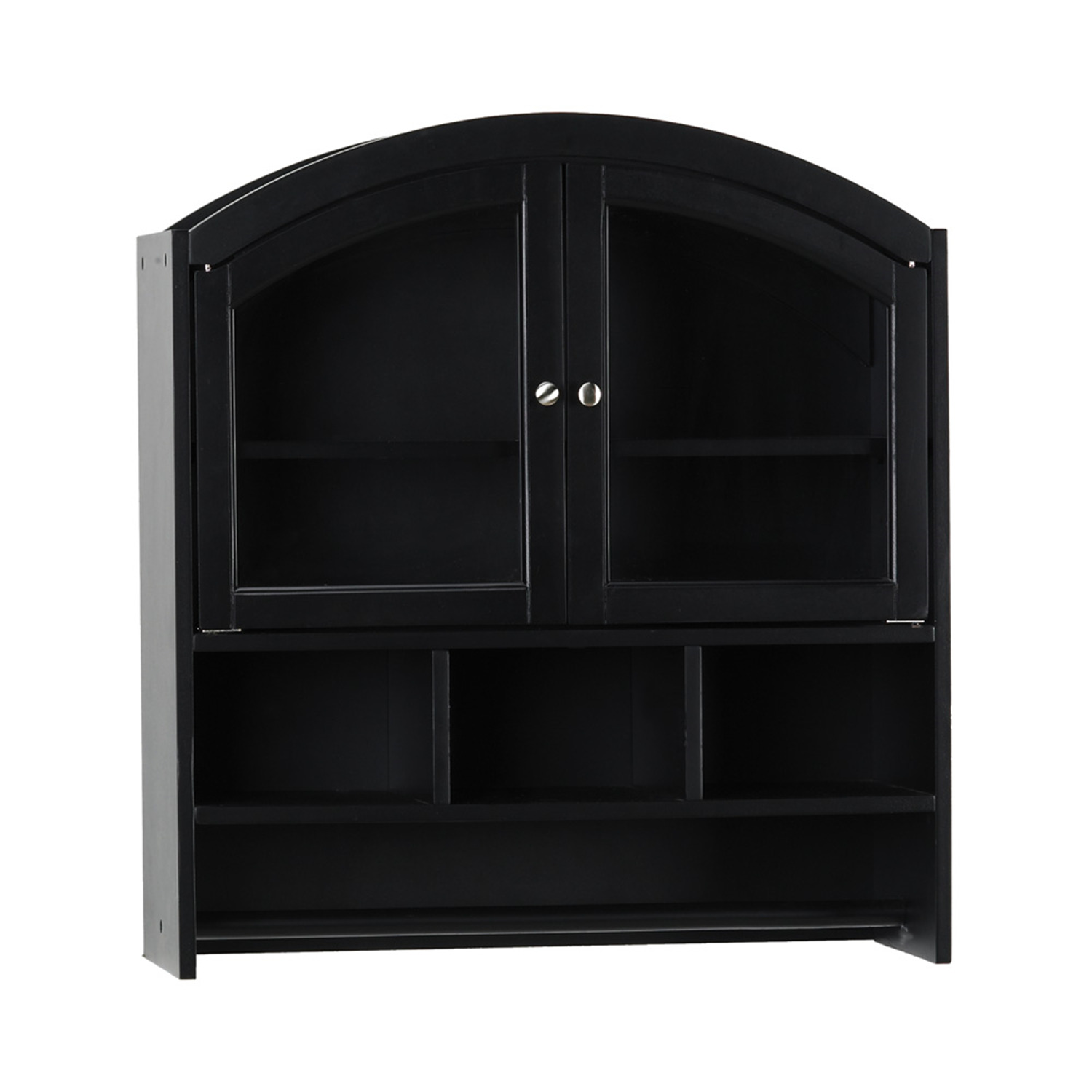 Southern Enterprises Arch Top Wall in Black by OJ Commerce