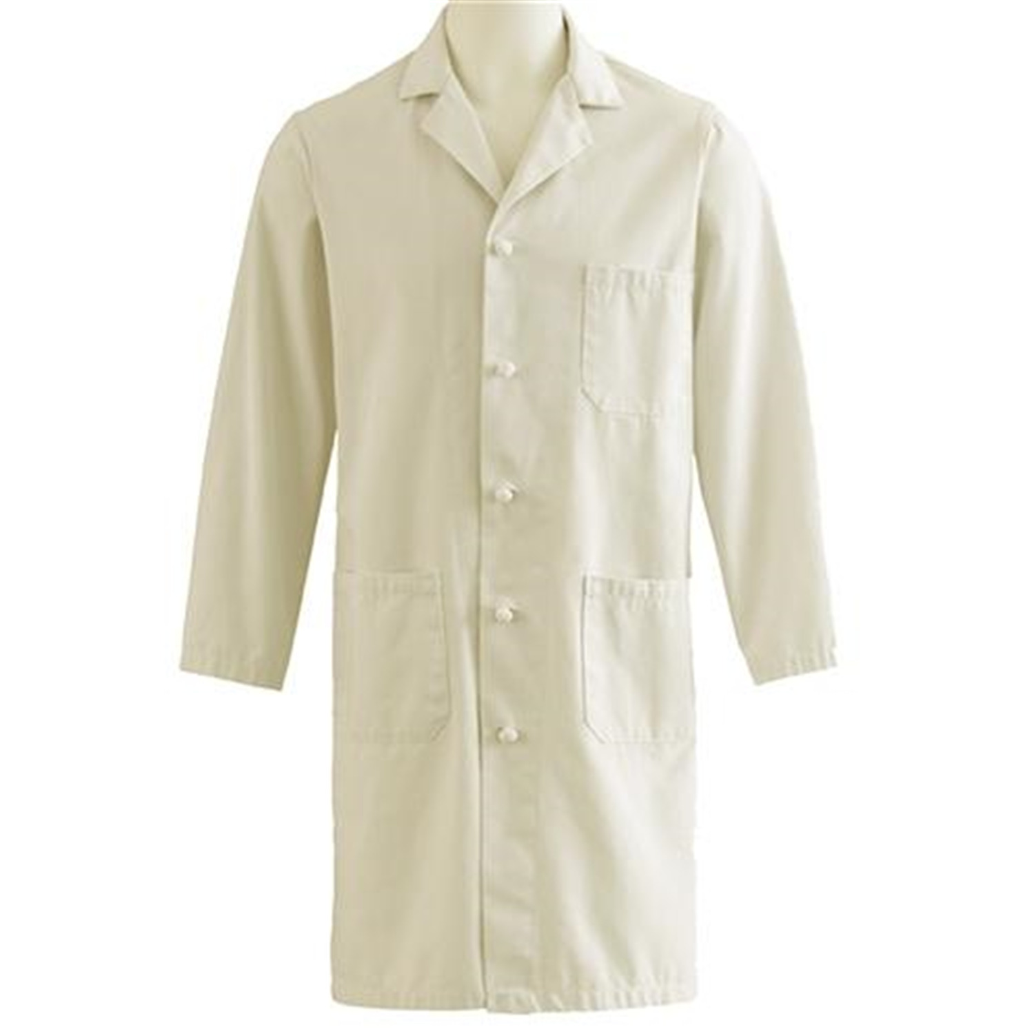Medline Men's Ivory Lab Coat Full/knot Button by OJ Commerce 14.04