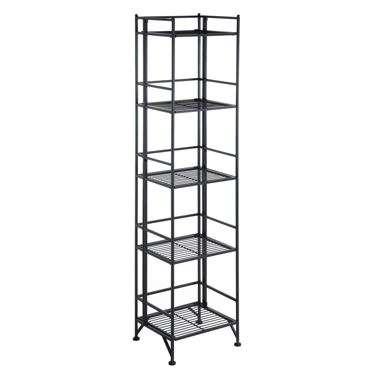Convenience Concepts XTRAStorage 5 Tier Folding Metal Shelf by OJ