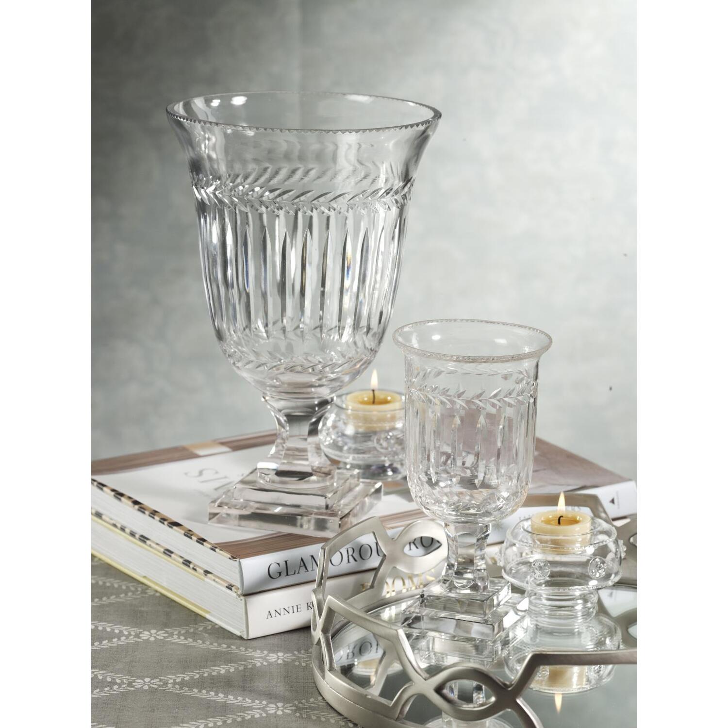 Zodax Cut Crystal Hurricane/Vase by OJ Commerce IN4950 105.60