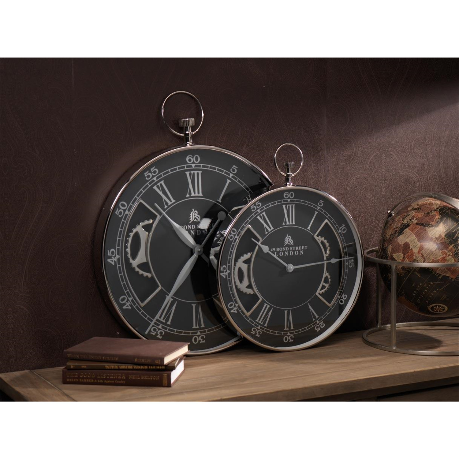 Zodax 49 Bond Street Wall Clock by OJ Commerce IN5160 308.00