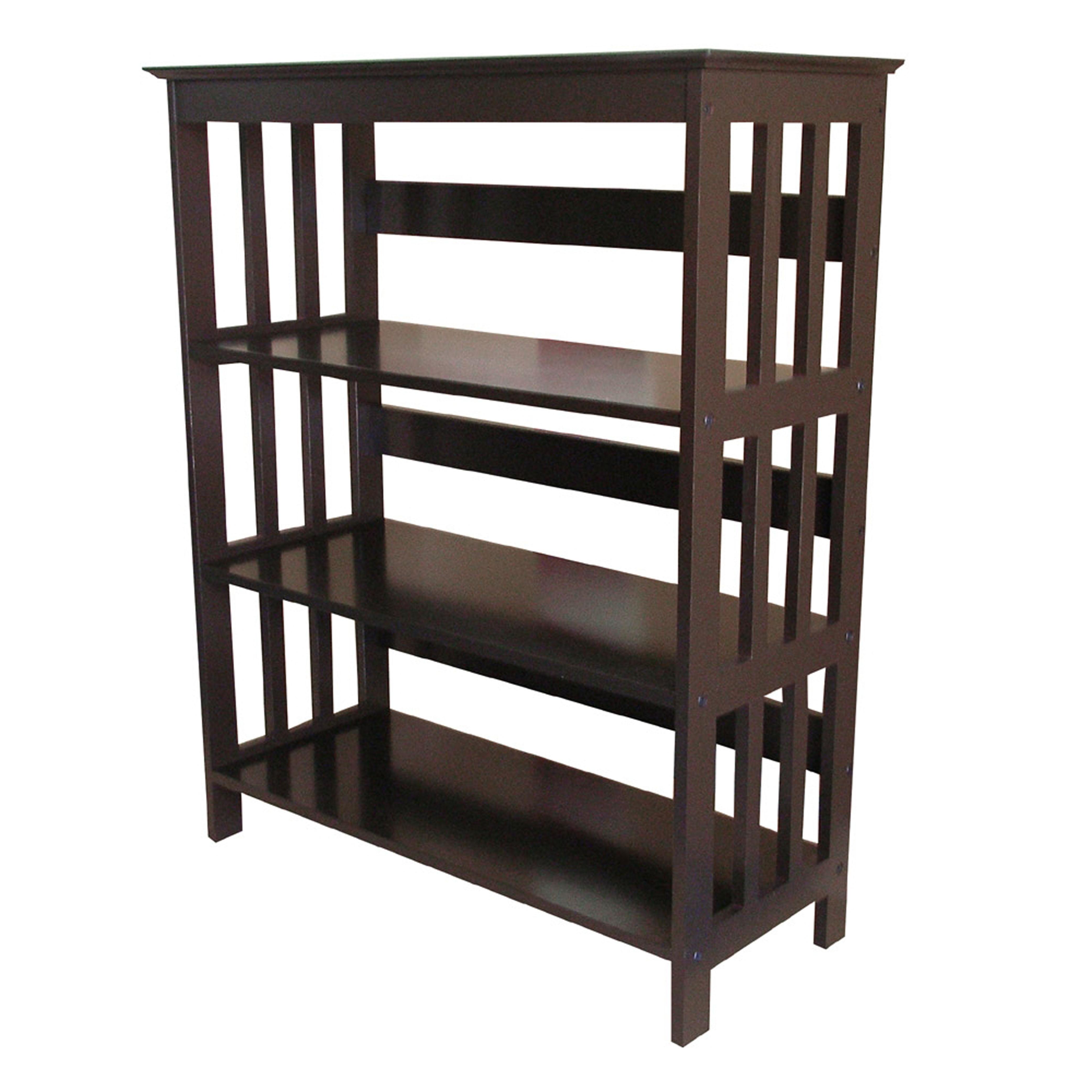 ORE International Wooden 3-Tier Bookcase by OJ Commerce 