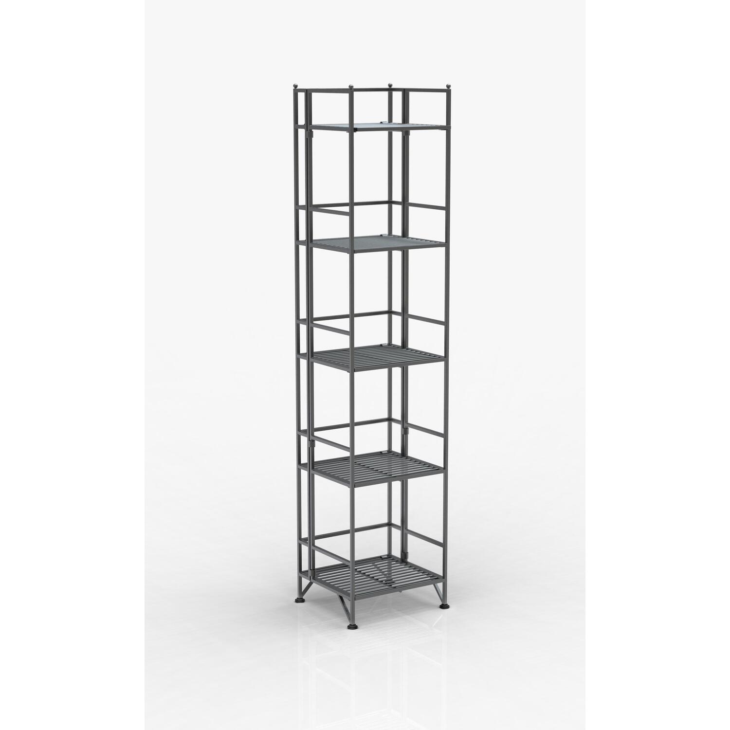 Convenience Concepts XTRAStorage 5 Tier Folding Metal Shelf by OJ