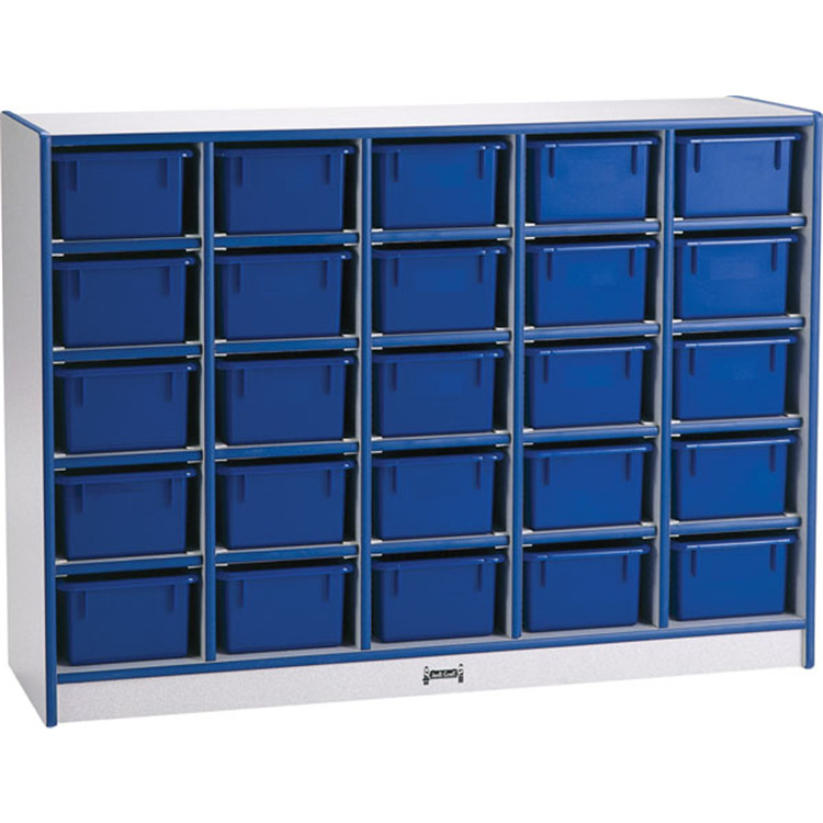 25 Tray Mobile Cubbie With Trays