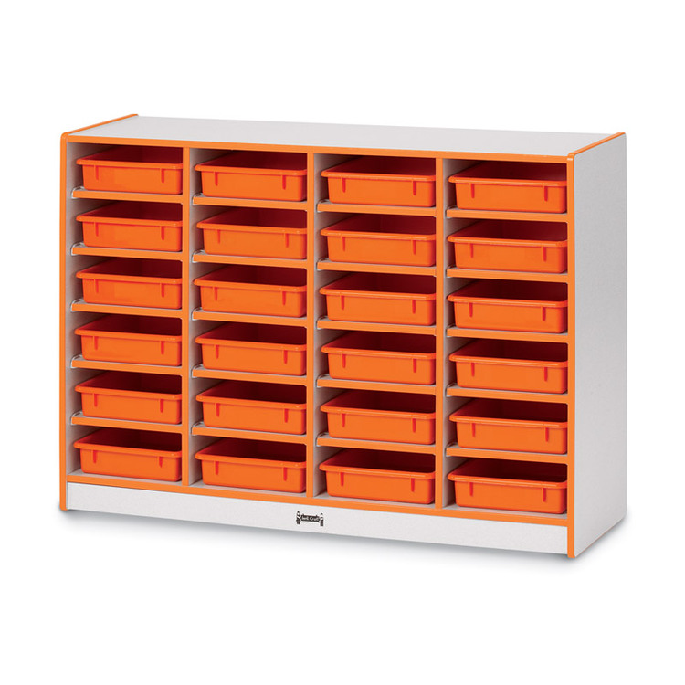 24 Paper-tray Cubbie With Paper-trays 