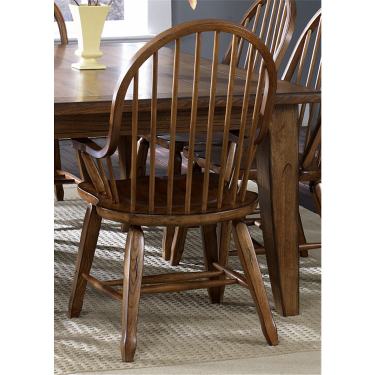 Treasures Bow Back Arm Chair - Oak