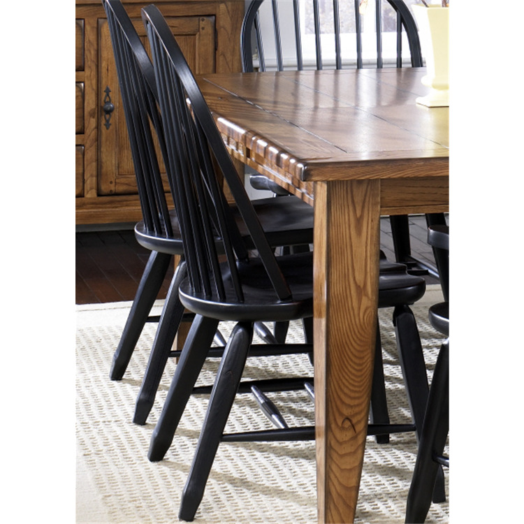 Treasures Bow Back Side Chair - Black
