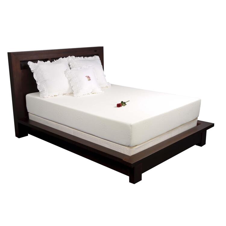 10 in. Platinum Memory Foam Mattress with Unique Ventilation System