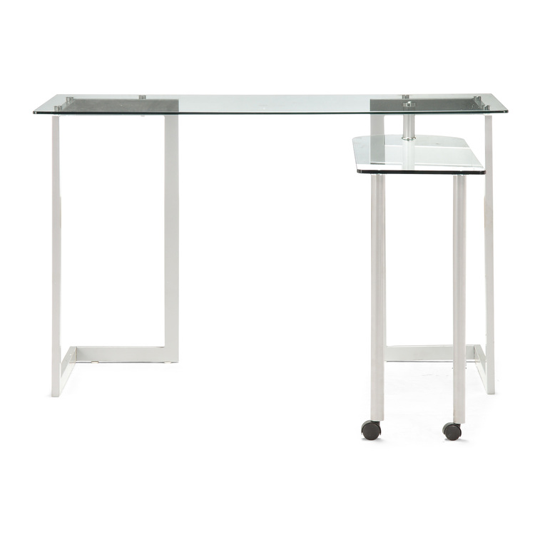 Thrower Desk - Clear Glass