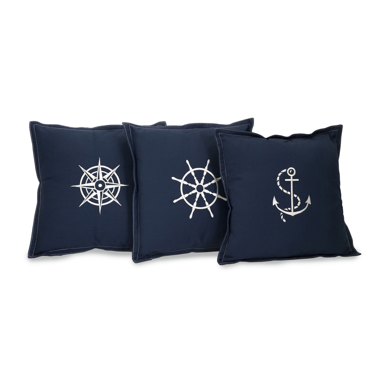 Set of 3 Admiral Pillows