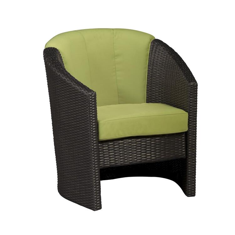 Riviera Stone  Barrel Accent Chair