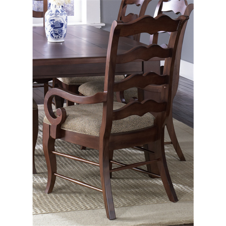 Treasures Ladder Back Arm Chair - Cherry