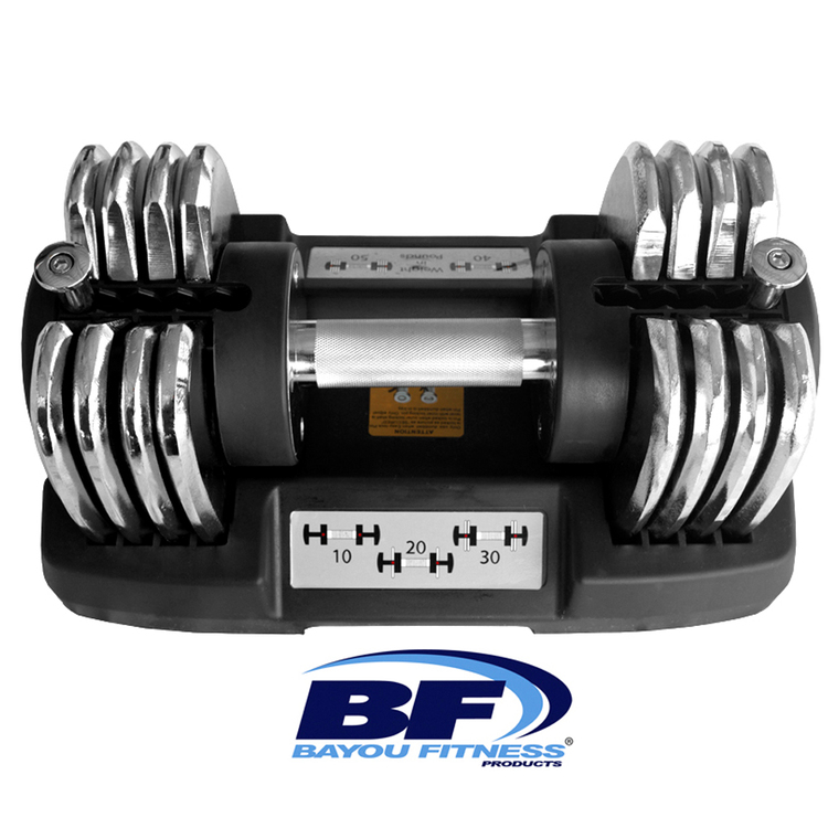 Bayou Fitness® 50 lb. Adjustable Dumbbell