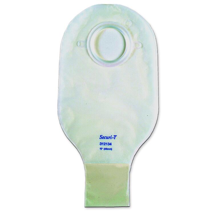 Securi-T Drainable Pouch 12in Transparent