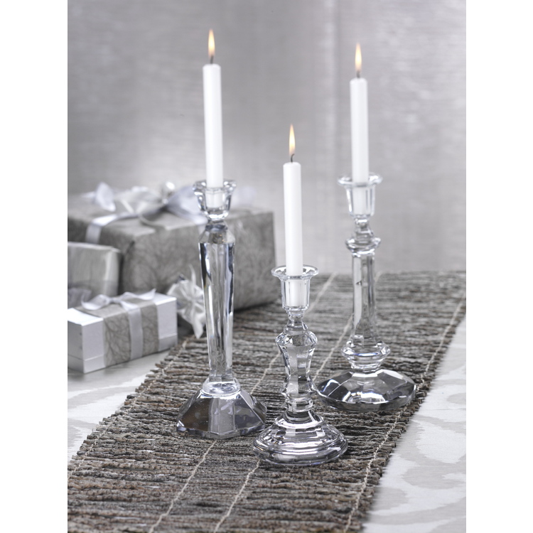 Zodax Handmade Antique Crystal Glass Candle Holder by OJ Commerce IN