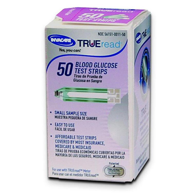 Invacare® Trueread™ Blood Glucose Test Strips