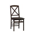 Set of 2 Triena X Back Folding Chairs