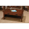 Viejo Brown Mission Oak Finisheded Cocktail Table 