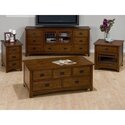 Mission Hill Oak Finished Rectangle Cocktail Table