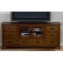 Mission Hill Oak Finished Media Unit 
