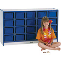 20 Tray Mobile Cubbie Without Trays - Black