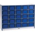 25 Tray Mobile Cubbie Without Trays