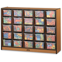 Sproutz 25 Tray Mobile Cubbie With Clear Trays