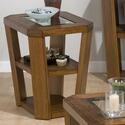 Ernie's Elm Finished Chairside Table 