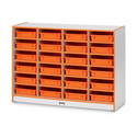24 Paper-tray Cubbie With Paper-trays 