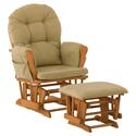 Stork Craft Hoop Glider & Ottoman
