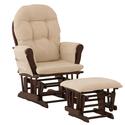 Stork Craft Custom Hoop Glider & Ottoman