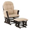 Stork Craft Custom Hoop Glider & Ottoman