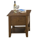 Coffee Tone Finished End Table 