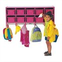 Rainbow Large Wall Mount Coat Locker Without Trays