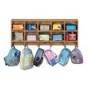 Rainbow Large Wall Mount Coat Locker Without Trays