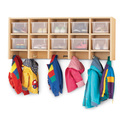 Maplewave Coat Locker - Large Wall Mount With Clear Trays
