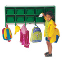 Coat Locker -large Wall Mount With Trays