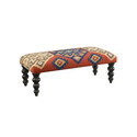 Hidden Treasures Kilim Rug Bench