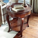 Oval End Table-Wood Top