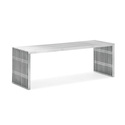Novel Double Bench - Stainless Steel