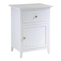 Night Stand Accent Table with Drawer 