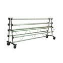 Gym Floor Cover Mobile Storage Rack - 6