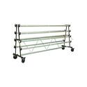 Gym Floor Cover Mobile Storage Rack - 8