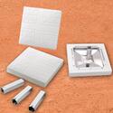Mac Maj Leag Bases W/anchor&plugs 3/set