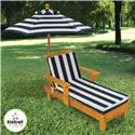 Outdoor Chaise w/ Umbrella