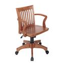 Deluxe Wood Bankers Chair with Wood Seat