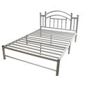 Bed w/ Chrome Accents