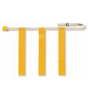 Triple Threat Flag Football Belts Yellow
