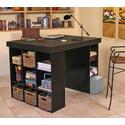 Project Center With 1 Bookcase & 3 Bin Cabinet